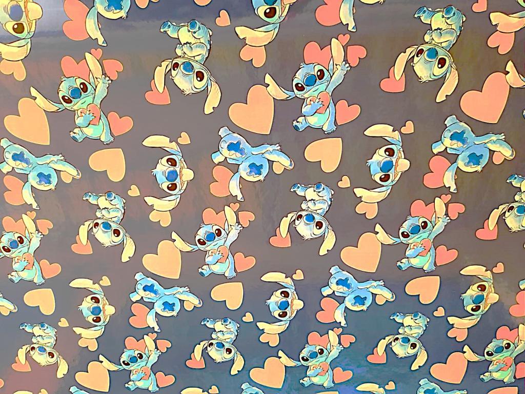 PLASTICO ADESIVO - INFANTIL FEMININO - STITCH - 10 MTS - 5383 -  DAC