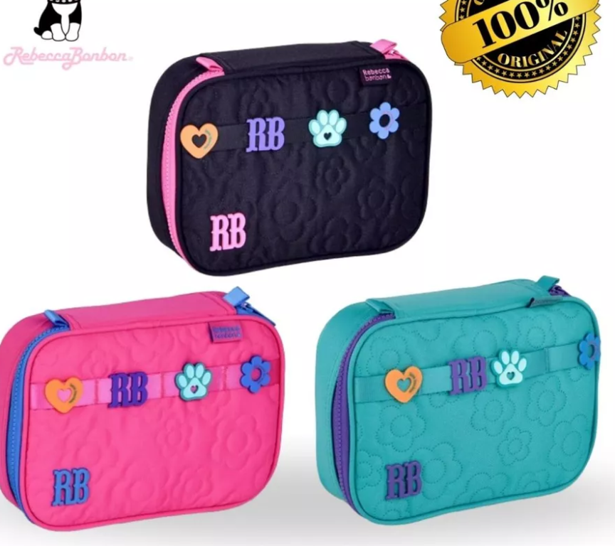 26234 - ESTOJO BOX 100 LAPIS - BORDADO - REBECCA BONBON