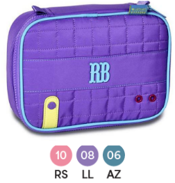 26240 - ESTOJO BOX 100 LAPIS - REBECA BOMBOM - CORES LISAS - CLIO