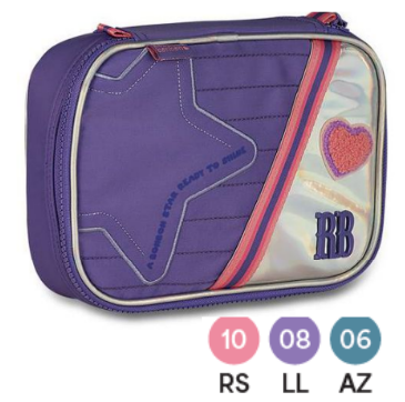 27019 - ESTOJO BOX 100 LAPIS - REBECA BOMBOM METALISADA - CLIO