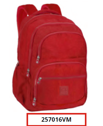 257016VM - MOCHILA COSTAS - VERMELHA - PACK N GO