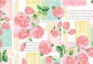 SACO P/ PRESENTES - 25X35 - FLORATTA ROSE - 370 - GALA