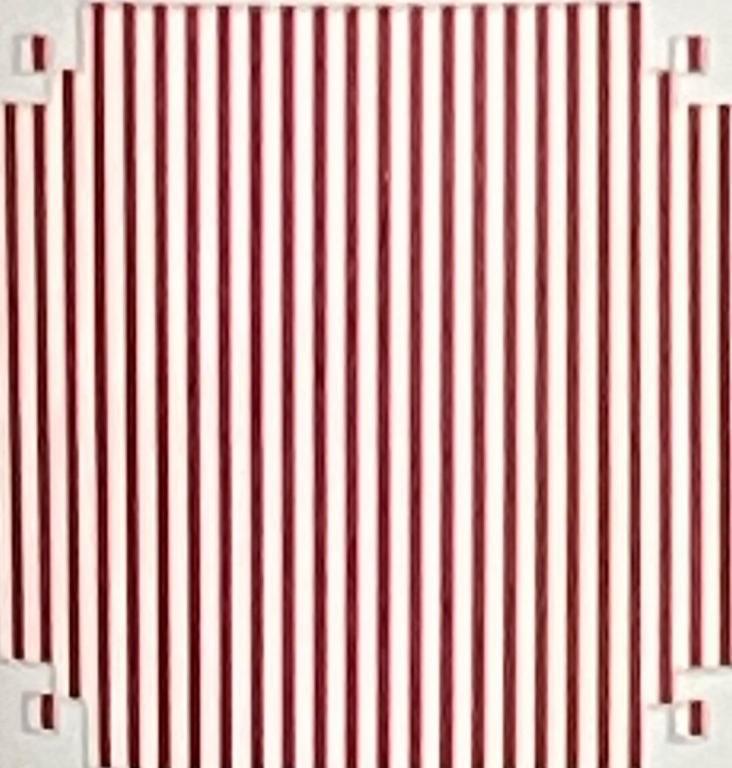 CARTOLINA DECORADA - LISTRA VERMELHA - PCT C/ 20 Fls - 48X66cm - 58.410 - VMP