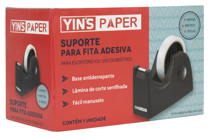 SUPORTE PARA FITA ADESIVA GRANDE - UNIDADE - YP7093 - YINS