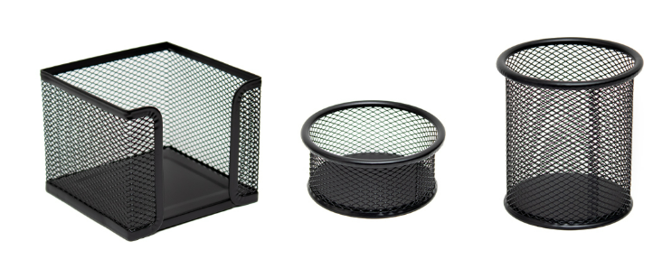 PORTA OBJETO ARAMADO - 3 EM 1 - PRETO - YP7838 - YINS PAPER