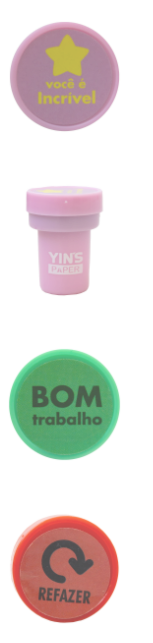 CARIMBO - AUTOTINTADO PEDAGOGICO - CX C/ 24 UN - YP8156 - YINS