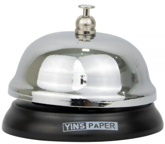 CAMPAINHA DE MESA - AÇO CROMADO - 70mm - YP8781 - YINS