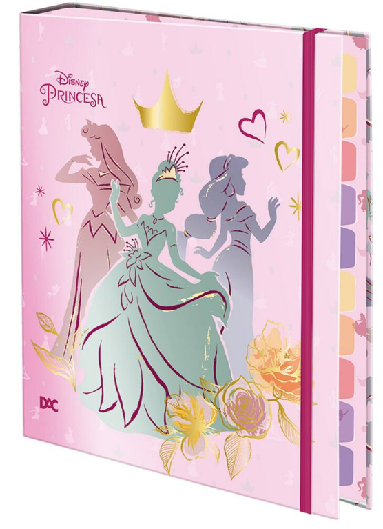 FICHARIO CARTONADO UNIVERSITARIO - PRINCESAS - UN - 4438 - DAC