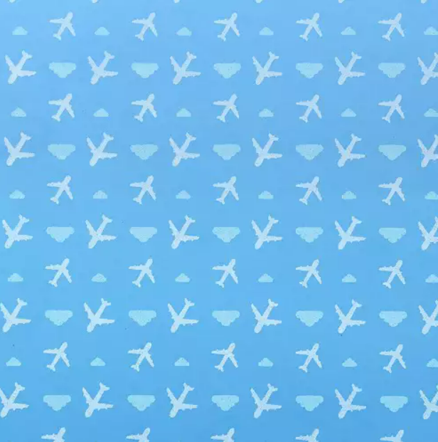 EVA DECORADO AVIAO - 40cm X 60cm - PCT C/ 5UN - 9680 - MAKE +