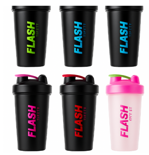 GARRAFA COQUETELEIRA 400ML PLASTICO - SHAIKERA - F5232 - FLASH