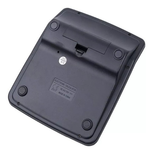 Calculadora Básica Kenko Kk-837b 12 Dígitos Preta Mesa Preto