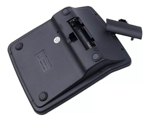 Calculadora Básica Kenko Kk-837b 12 Dígitos Preta Mesa Preto