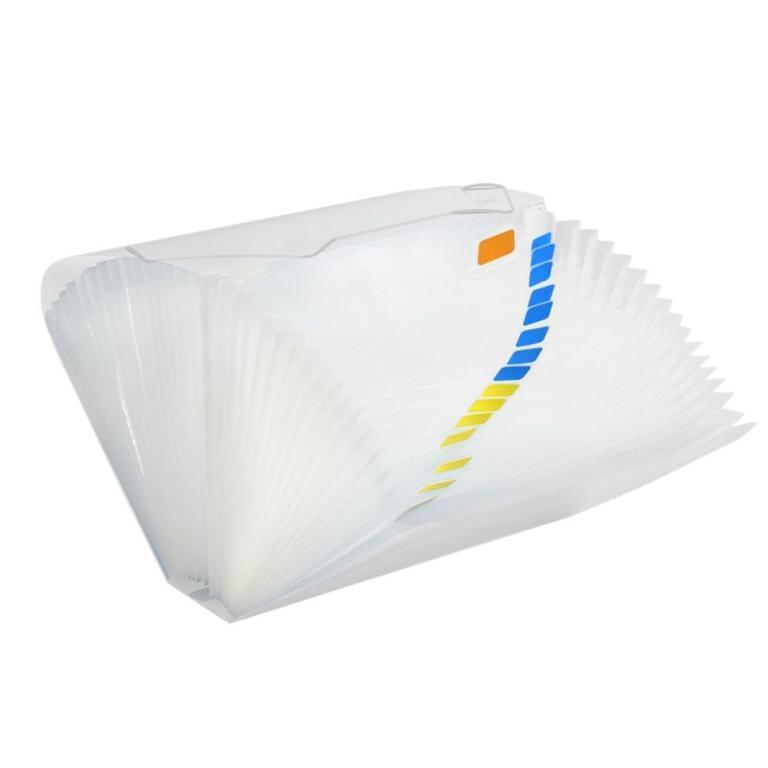 PASTA SANFONADA OFICIO C/ 31 DIV - CRISTAL - ACP