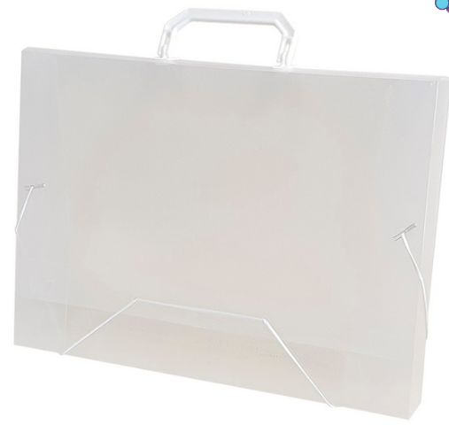 PASTA MALETA A3 2 CM - .CRISTAL - UN - 1052.CR - ACP