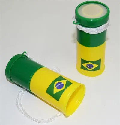 CORNETA PEQUENA BUZINA TORCIDA BRASIL - UNIDADE - BRASIL