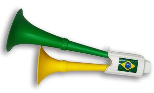 CORNETA DUPLA BRASIL TORCIDA BRASIL - UNIDADE - BRASIL