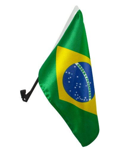 BANDEIRA P/CARRO - PRESILHA JANELA - TORCIDA BRASIL - UNIDADE - BRASIL