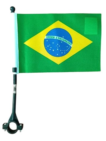 BANDEIRA BRASIL PARA MOTO TORCIDA BRASIL - UNIDADE - BRASIL