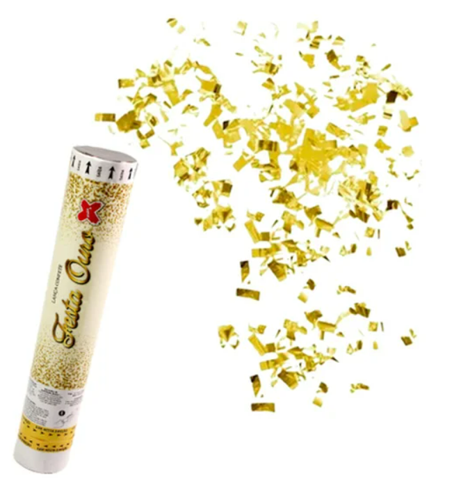 LANCA CONFETE OURO - METALIZADO - DOURADO - UNIDADE - 7200 - MAKE+