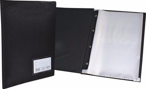 PASTA CATALAGO 10 ENVELOPE FINO - PRETA - PLASCONY