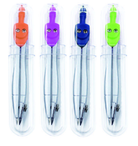 COMPASSO ESCOLAR DE METAL - CORES SORTIDAS -  PCT C/ 24 UN  - 1612026 - ONDA