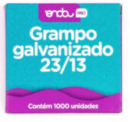 GRAMPO P/ GRAMPEADOR 23/13 - PARA ATÉ 50 Fls - CX C/ 1.000UN - 4711063 - ONDA