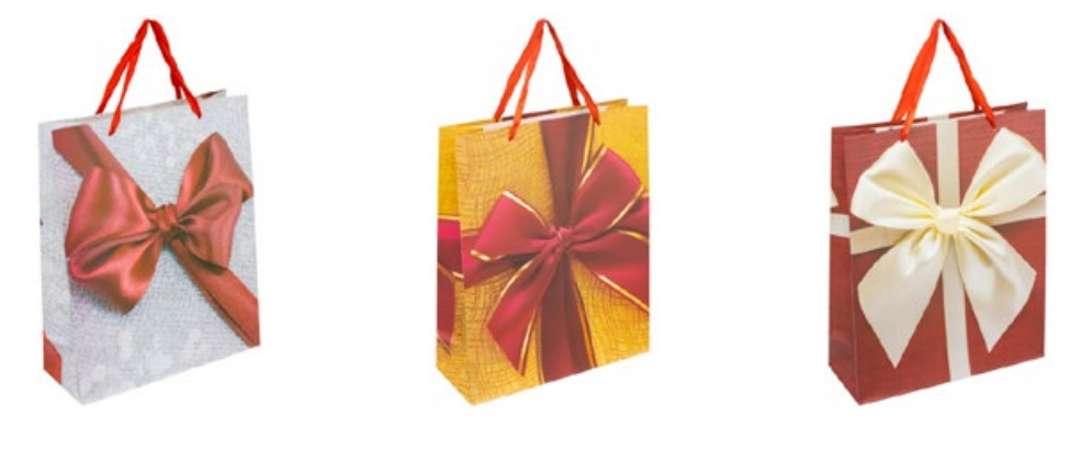 SACOLA DE PRESENTE M - LACO - 26x32x10 cm - PCT C/ 12 UN - YP7190 - YINS