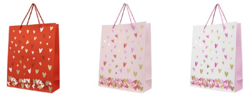 SACOLA DE PRESENTE M - LOVE - 26X32X10CM - PCT C/ 12 UN - YP8032 - YINS