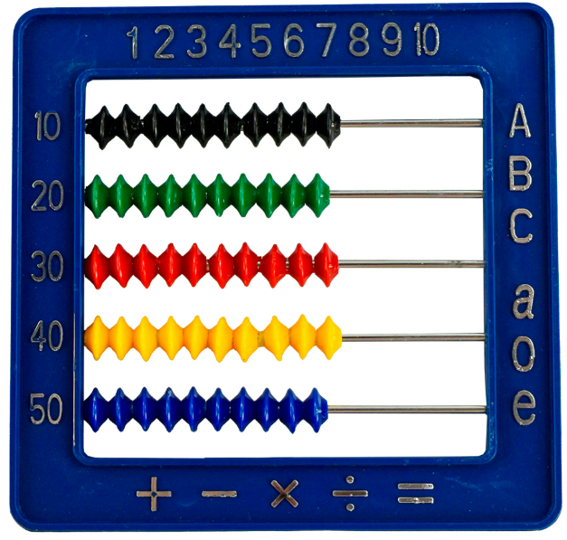 ABACO ESCOLAR PLASTICO PEQUENO - SLIM - PCT C/ 6UN - YP8618 - YINS