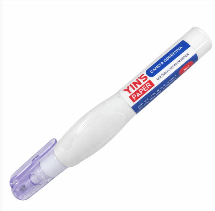 CANETA CORRETIVA 7ml - PONTA METAL CX C/ 12UN - YP9259 - YINS