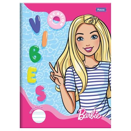 CADERNO CALIGRAFIA CD - GRANDE 40Fls- PCT 10X1 - BARBIE - 8249-3 - FORONI