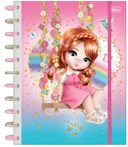 CADERNO INTELIGENTE TILIDISCO  UNIVERSITARIO 80FLS - JOLIE - UN - 359769 - TILIBRA