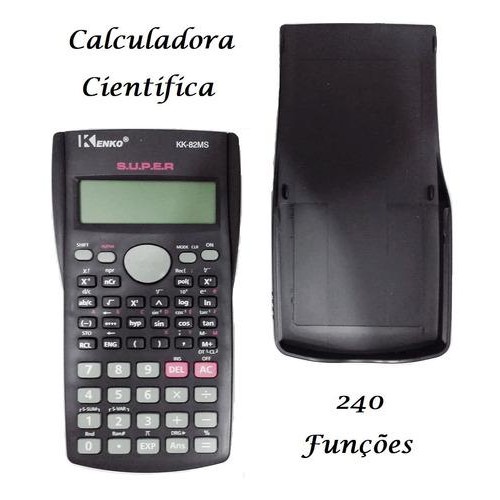 Calculadora Científica Kenko Kk-82ms 240 Funções + Capa