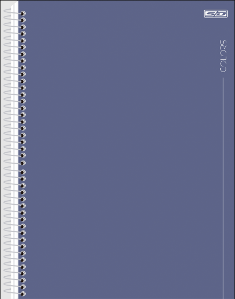 CADERNO 10X1 160Fls - PCT C/ 4 UN - COLORS LILAS - 10206 - SAO DOMINGOS \ ANIMATIVA