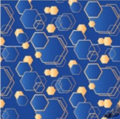 SACO P/ PRESENTES - 58X89 - BLUE GOLD - 435 - GALA