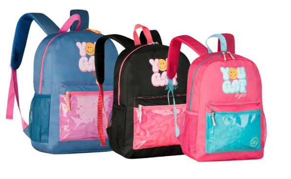 25007 - MOCHILA COSTAS FEMININA - YOU GOT - CORES SORTIDAS - CLIO