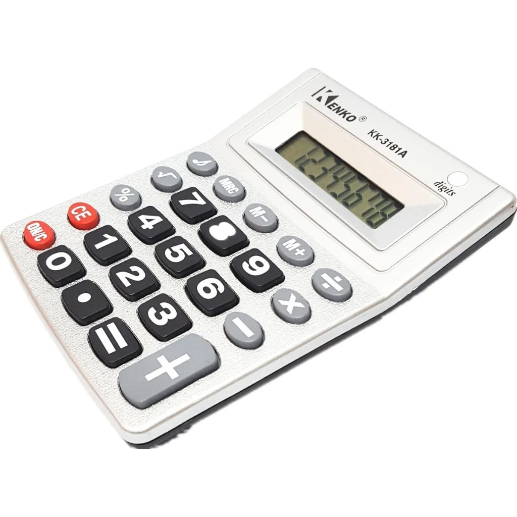 Calculadora Eletronica 8 Dígitos Com Bateria De Mesa Escritório Estudo 3181A-8