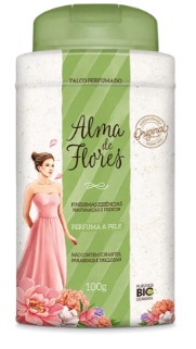 TALCO CORP ALMA FLORES 100G FINISSIMAS ESSENCIAS *