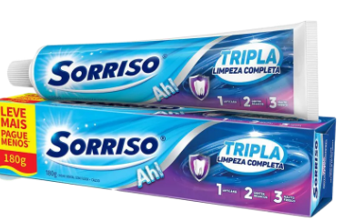 CR DENT SORRISO TRIPLA 180G LIMPEZA COMPLETA