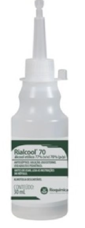 ALCOOL 70 ANTISSEPTICO 30 ML RIOQUIMICA