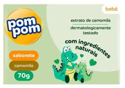 SAB BARRA INF POM POM 70G CAMOMILA *