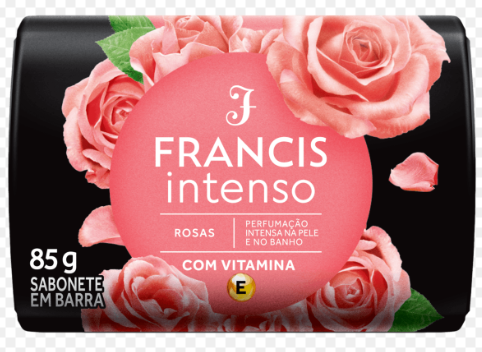 SAB BARRA FRANCIS 85G INTENSO ROSA CLARO ROSAS