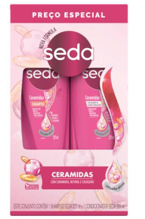 KIT SEDA (SH+COND) CERAMIDAS 325ML(15)