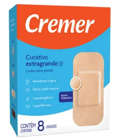 CURATIVO CREMERCARE EXTRA GRANDE C/8