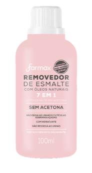 ACETONA FARMAX 100ML S/ACETONA 7EM1 OLEOS NATURAIS