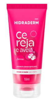 CR ESFOLIANTE HIDRADERM 150ML LIQ CEREJA/AVELA