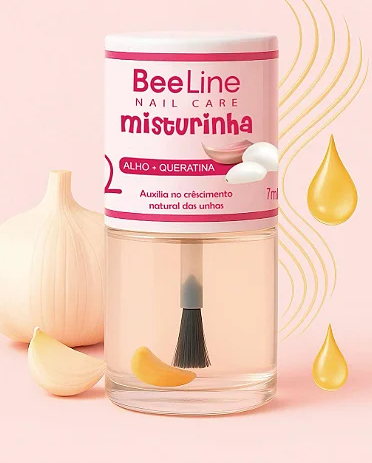 ESM BASE MISTURINHA ALHO QUERATINA BEE LINE 7ML CX C6