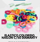 ELASTICO COLORIDO NAILON C50 DIAMANTY