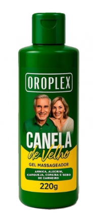 GEL MASSAGEADOR CANELA DE VELHO 220G OROPLEX