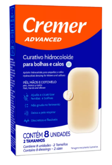 CURATIVO CREMER HIDROC CALOS E BOLHA C/8